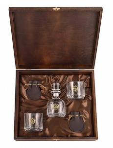 The Pyramid set. Coat of Arms of the Russian Federation" in a wooden case
