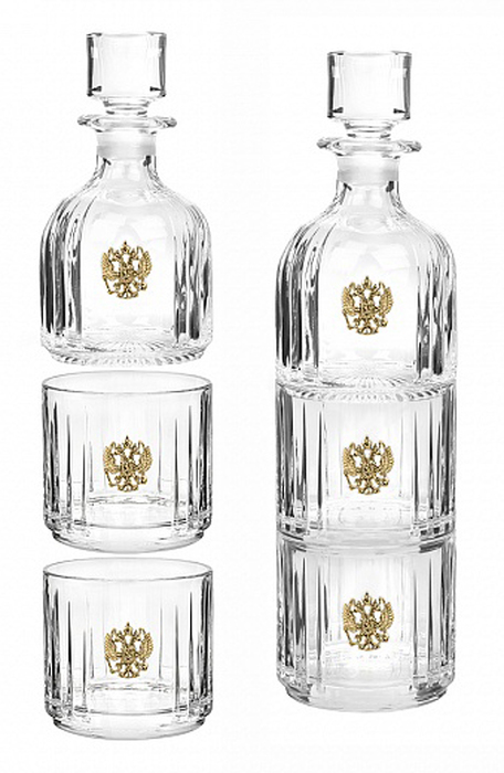 The Pyramid set. Coat of Arms of the Russian Federation" in a wooden case