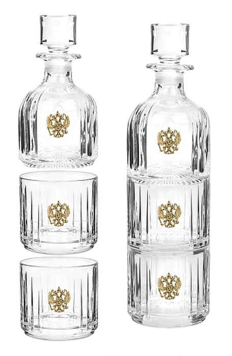 The Pyramid set. Coat of Arms of the Russian Federation" in a wooden case