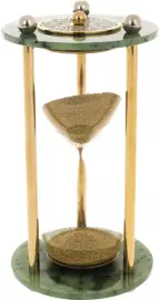 Hourglass on jade (1.5 min)