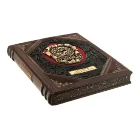 Подарочная книга в кожаном переплете "Большая книга власти" (с накладками) Подарочная книга в кожаном переплете "Большая книга власти" (с накладками)