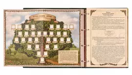 The pedigree book of the Muslim "Mosque" in a gift box