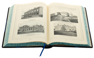 Leather-bound gift book "History of the Ministry of Internal Affairs"