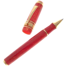 Ручка-роллер "Максима темно-красная с золотом (MAXIMA COLOUR DARKRED GOLD)"