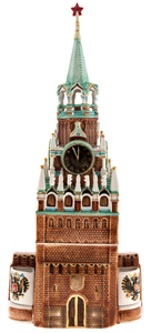 Damask "Kremlin Tower" (colored with gold)