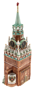 Damask "Kremlin Tower" (colored with gold)