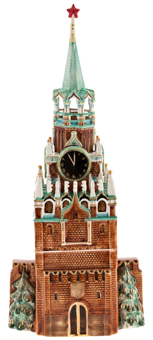 Damask "Kremlin Tower" (colored with gold)