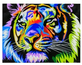 Картина "Радужный тигр"