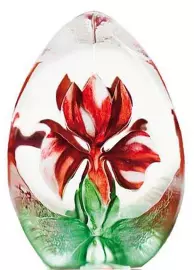 Скульптура из хрусталя с росписью "Ирис"