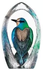 Скульптура из хрусталя "Голубая Колорина"