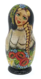 Matryoshka doll for 10 places "Flowers" (31 cm) Matryoshka doll for 10 places "Flowers" (31 cm)