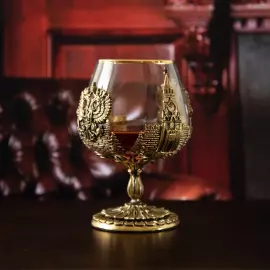 Cognac glass "Russia" in a wooden box