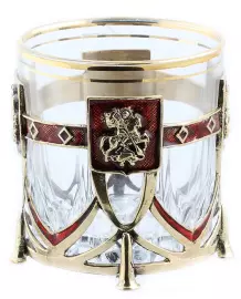 Набор бокалов для виски "Георгий Победоносец. "Россия"  на 2 персоны