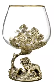 Набор бокалов для коньяка "Царь Лев"