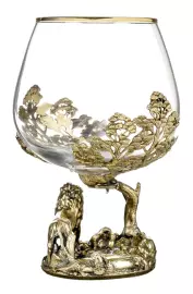 Набор бокалов для коньяка "Царь Лев"