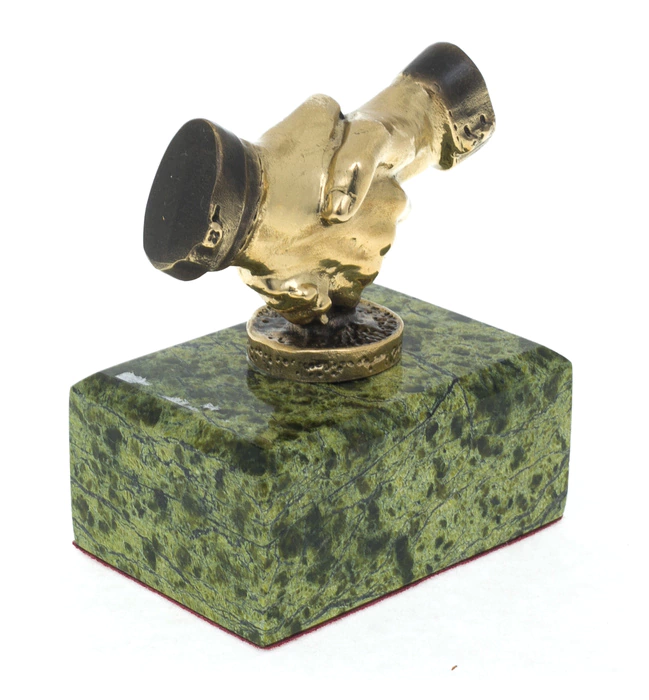Bronze statuette "Handshake" (small)