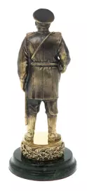 Bronze statuette "Policeman with seal" (coil)