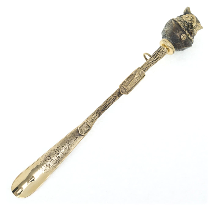 Spoon for shoes "Scientist owl"