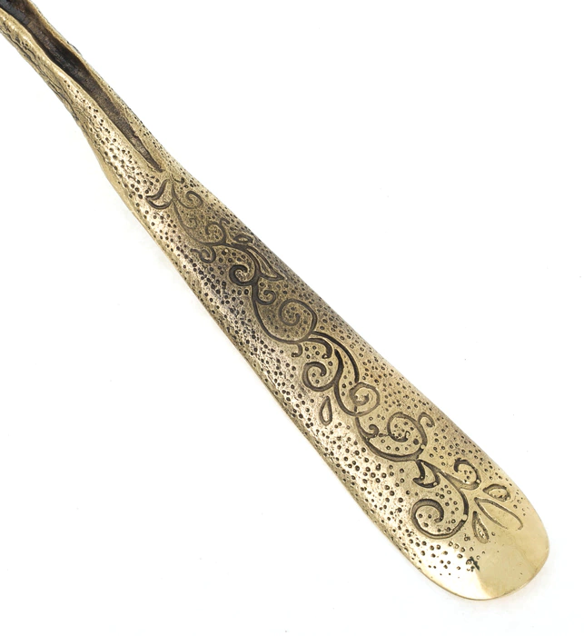 Spoon for shoes "Scientist owl"