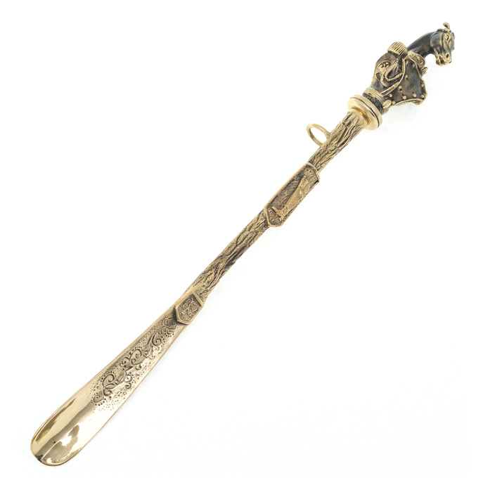 Shoe spoon "Horse Officer"