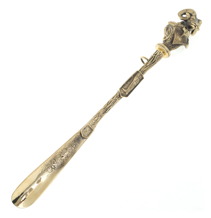 Shoe spoon "Ram in armor"