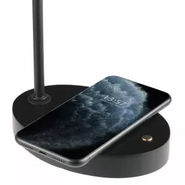 Levitating lamp with leviStation wireless charging function