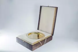 Набор для шампанского на 6 персон, на блюде, фианиты