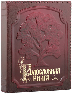 Родословная книга "Изысканная" в оплетке в картонной коробке