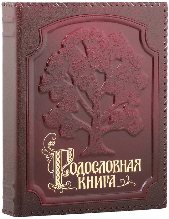 Родословная книга "Изысканная" в оплетке в картонной коробке
