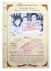 Родословная книга "Гербовая" (накладка Герб) в картонной коробке