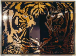 The author's jewelry panel "Kishan-the black tiger"
