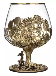 Набор бокалов для коньяка "Охота на Кабана" и "Охота на Лося"