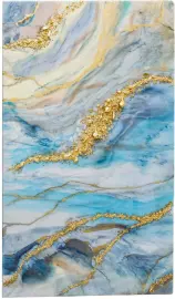 Панно ручной работы "Лагуна" из эпоксидной смолы