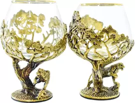 Набор бокалов для коньяка "Тигр"