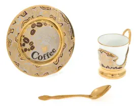 Набор кофейный "Кофе" на 1 персону, Златоуст