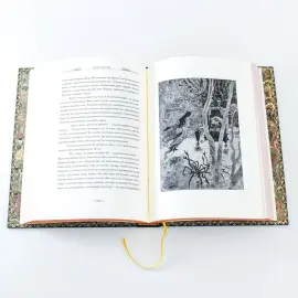 Книга в кожаном переплете "Дикие лебеди и другие сказки" Г. Х. Андерсен Книга в кожаном переплете "Дикие лебеди и другие сказки" Г. Х. Андерсен