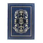 The leather-bound book "The Sovereign" by N. Machiavelli