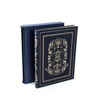 The leather-bound book "The Sovereign" by N. Machiavelli