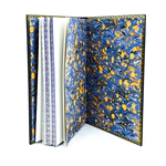 The leather-bound book "The Sovereign" by N. Machiavelli