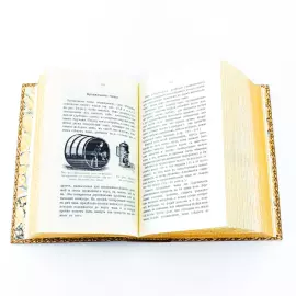 Книга в кожаном переплете "Пивоварение" Л. Н. Симонов