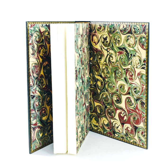The leather-bound book "Russian Generals" by N. A. Polevoy