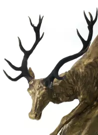 Авторская скульптура из бронзы "Погоня"