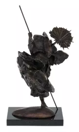 Авторская скульптура из бронзы "Самурай"