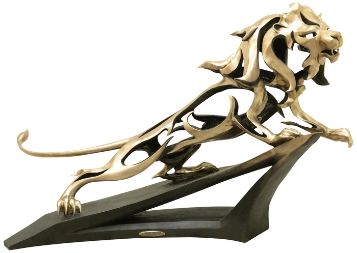 The author's bronze sculpture "Ascension"