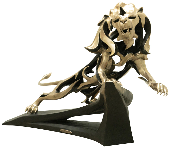 The author's bronze sculpture "Ascension"