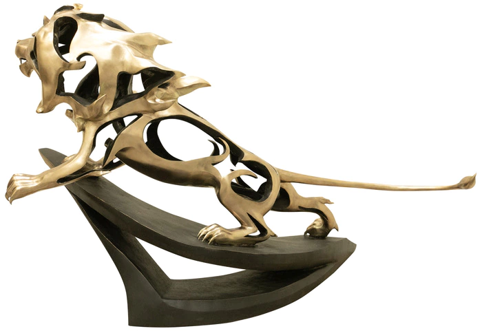 The author's bronze sculpture "Ascension"