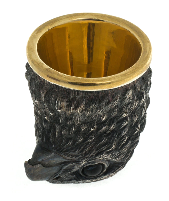 Sokol cup with silver plating