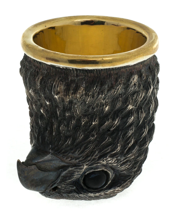 Sokol cup with silver plating
