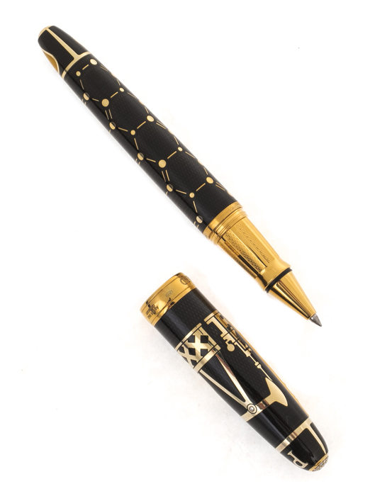Roller handle "Oil" gold