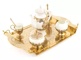 Кофейный сервиз "Боярыня" на 2 персоны, Златоуст